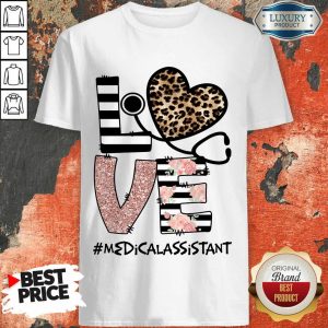Love Leopard Medical Stethoscope Medical Assistant Shirt