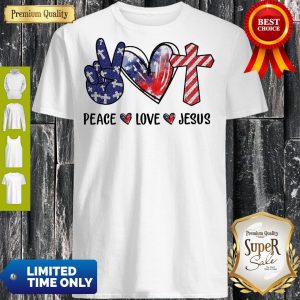 Funny Peace Love Jesus Diamond Shirt