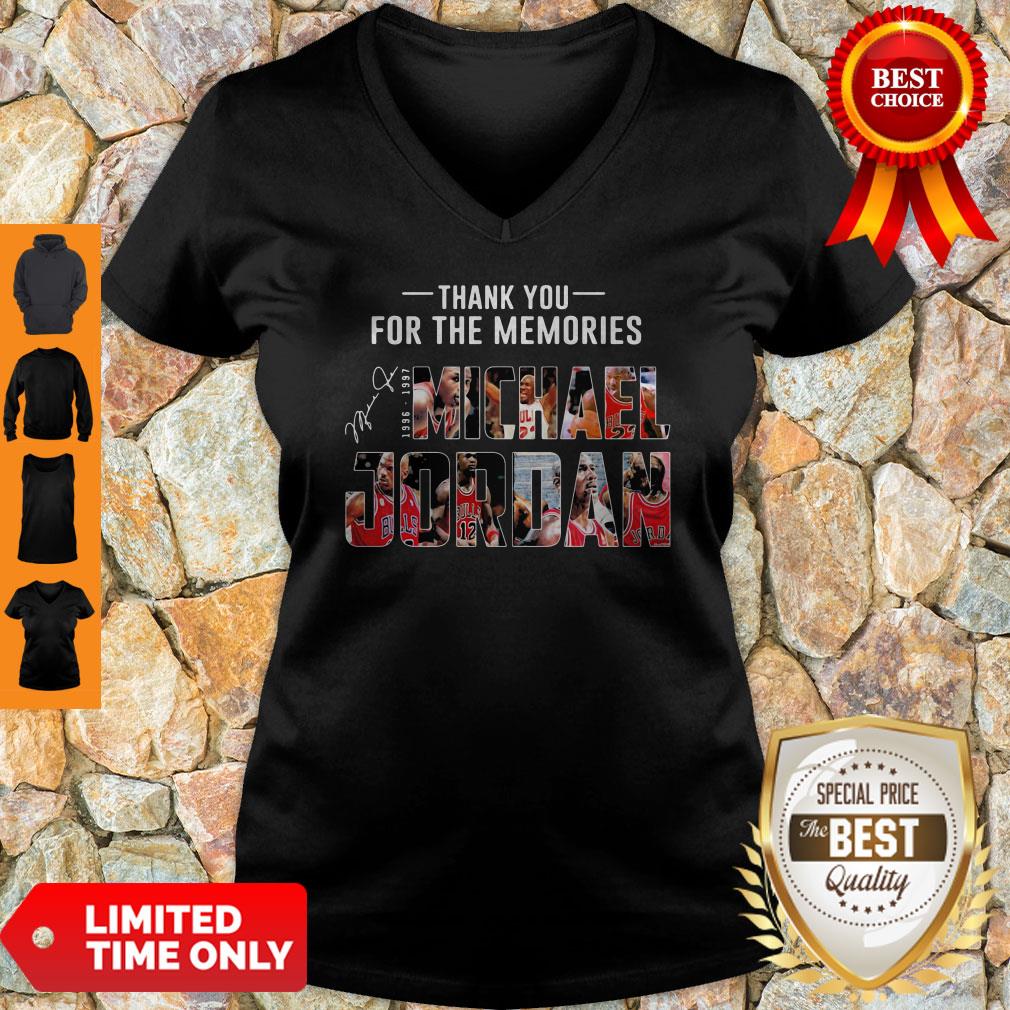 Michael Jordan 1996 1997 Thank You For The Memories Signature Shirt
