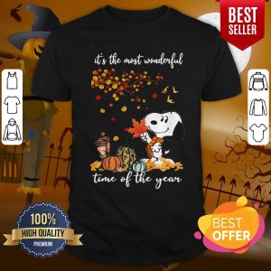 Wonderful Snoopy It’s The Most Wonderful Time Of The Year Halloween Shirt