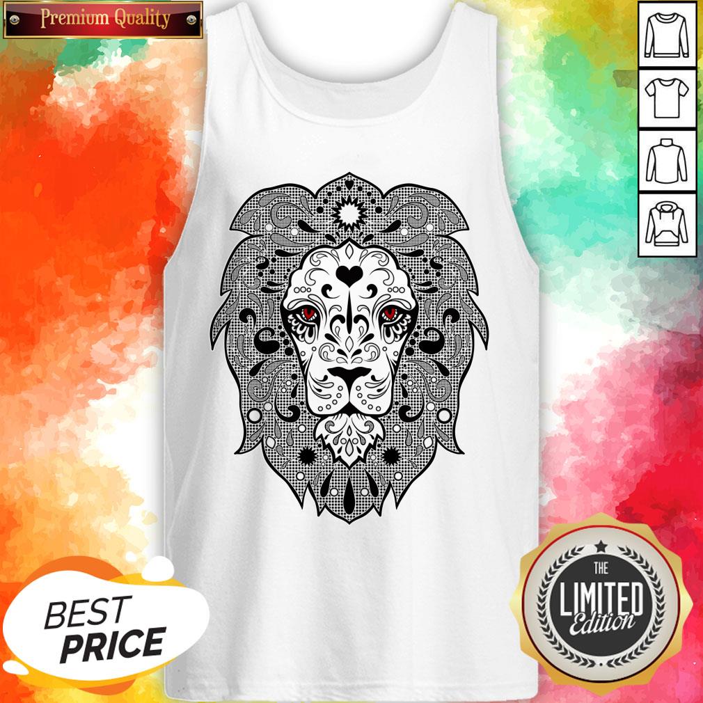 Vecta Lion Day Of The Dead Dia De Los Muertos Shirt