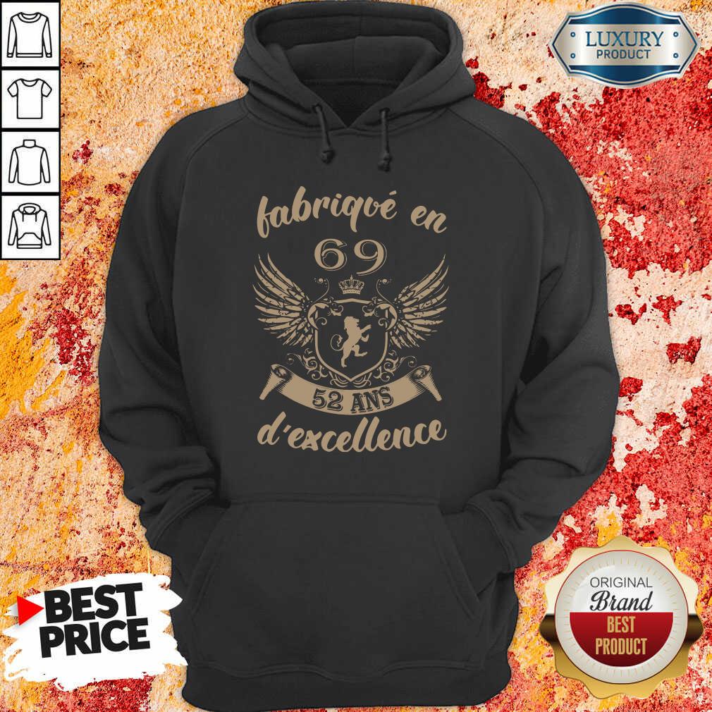 Vip Fabrique En 69 52 Ans D'excellence Shirt