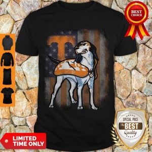 Beautiful Smokey Tennessee Volunteers American Flag Shirt