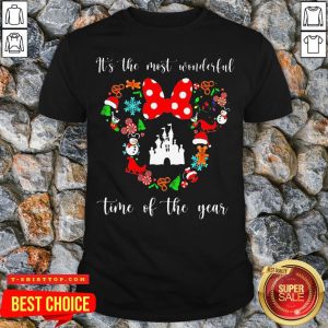 Minnie Mouse Disney It’s The Most Wonderful Time Of The Year Shirt