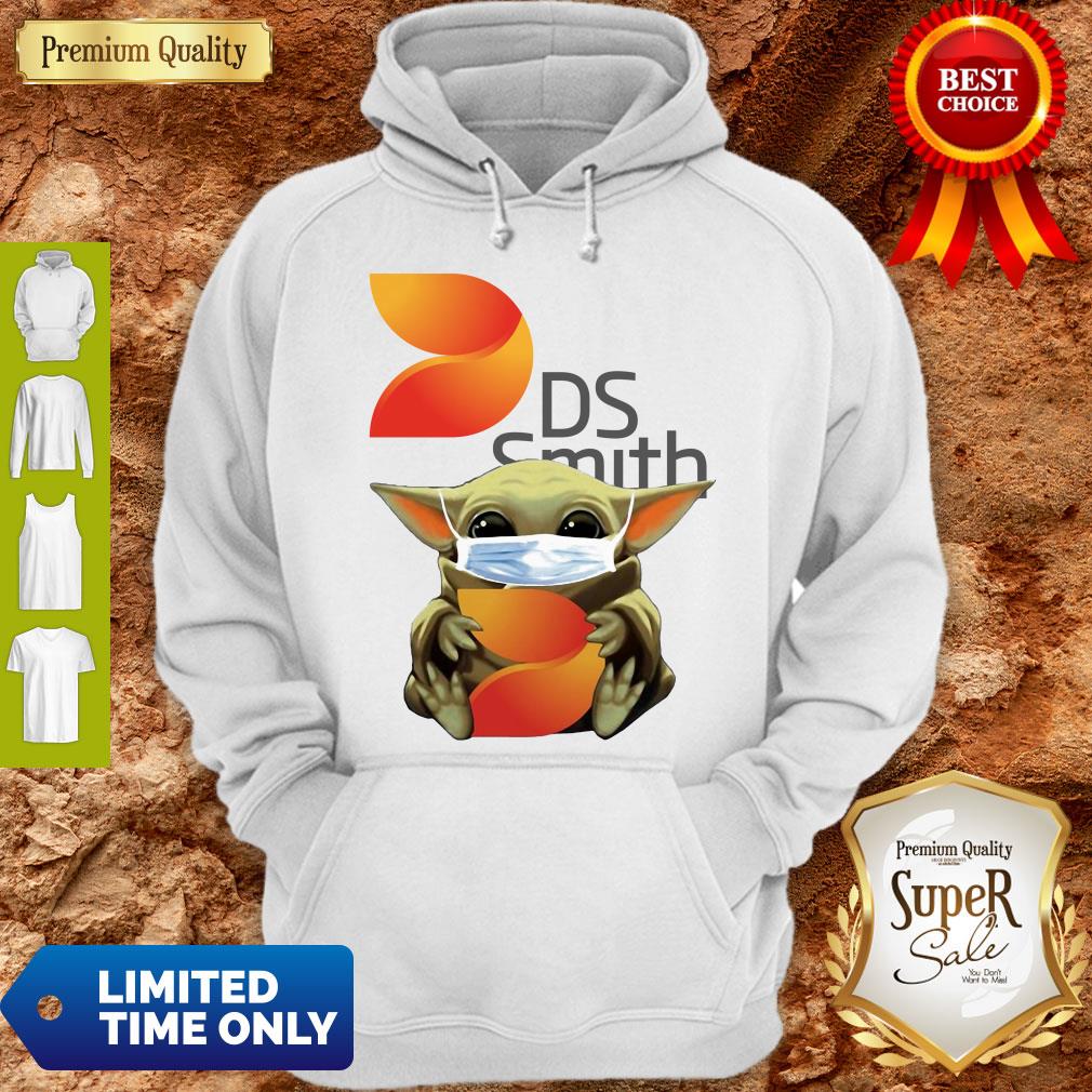 Awesome Baby Yoda Face Mask Hug DS Smith Shirt