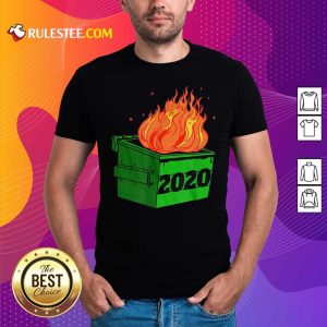 Hot Dumpster Fire 2020 Sucks Funny Trash Garbage Fire Worst Year Premium T-Shirt