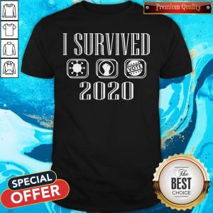 Pretty I Survived 2020 The Vote Trump Shirt