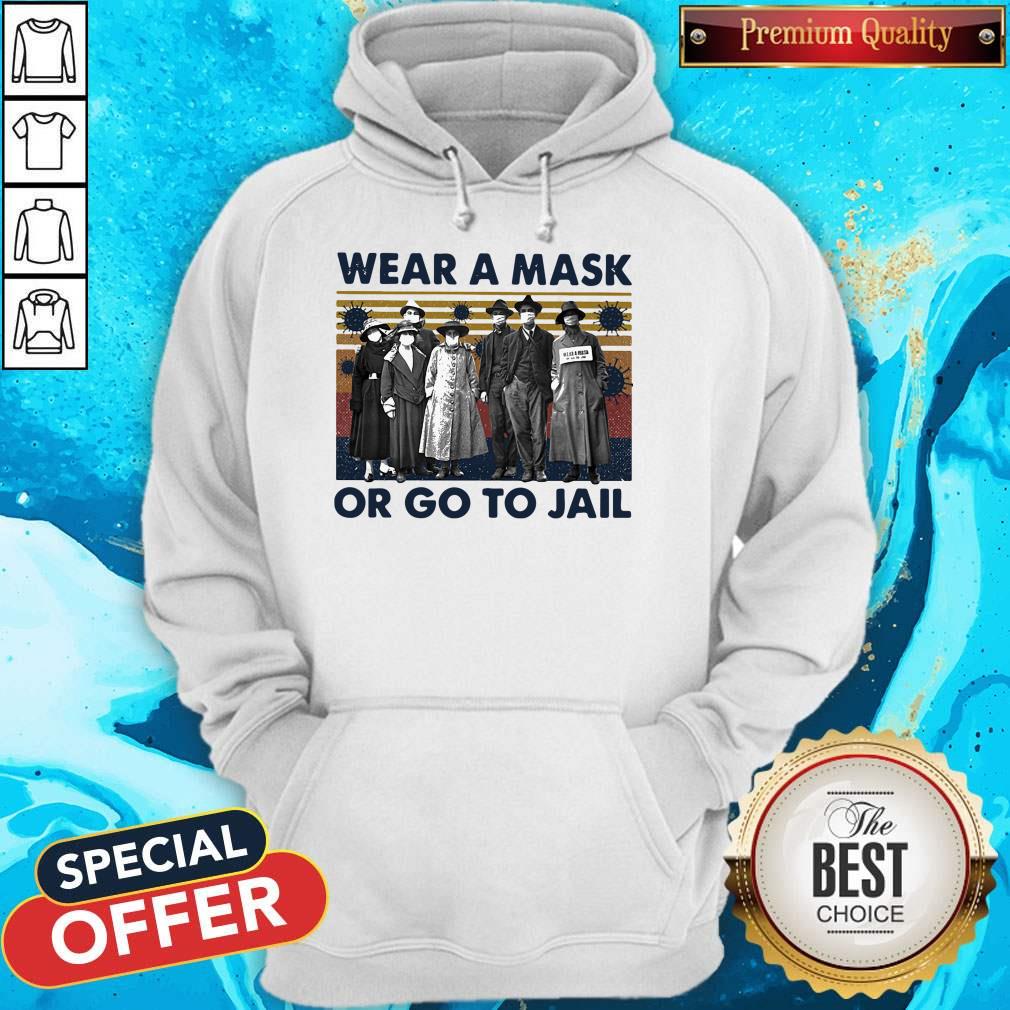 Wear A Mask Or Go To Jakl Coronavirus Vintage Retro Shirt