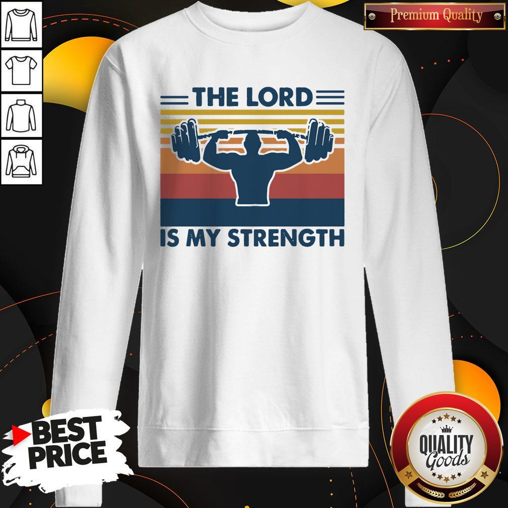 Weight Lifting The Lord Is My Strength Vintage Shirt