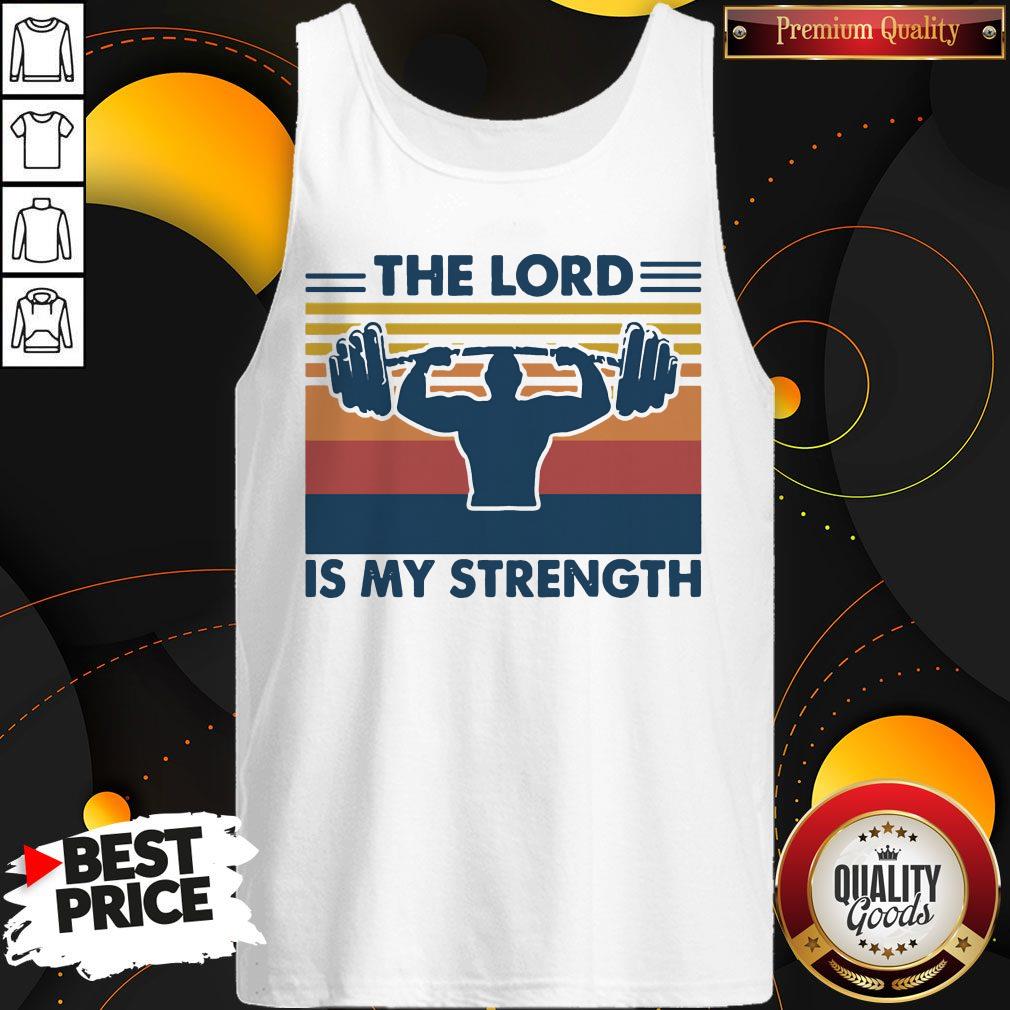Weight Lifting The Lord Is My Strength Vintage Shirt