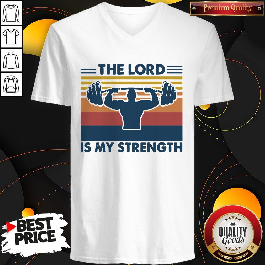 Weight Lifting The Lord Is My Strength Vintage Shirt