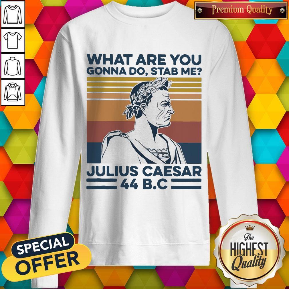 What Are You Gonna Do Stab Me Julius Caesar 44 B.C Vintage Retro Shirt