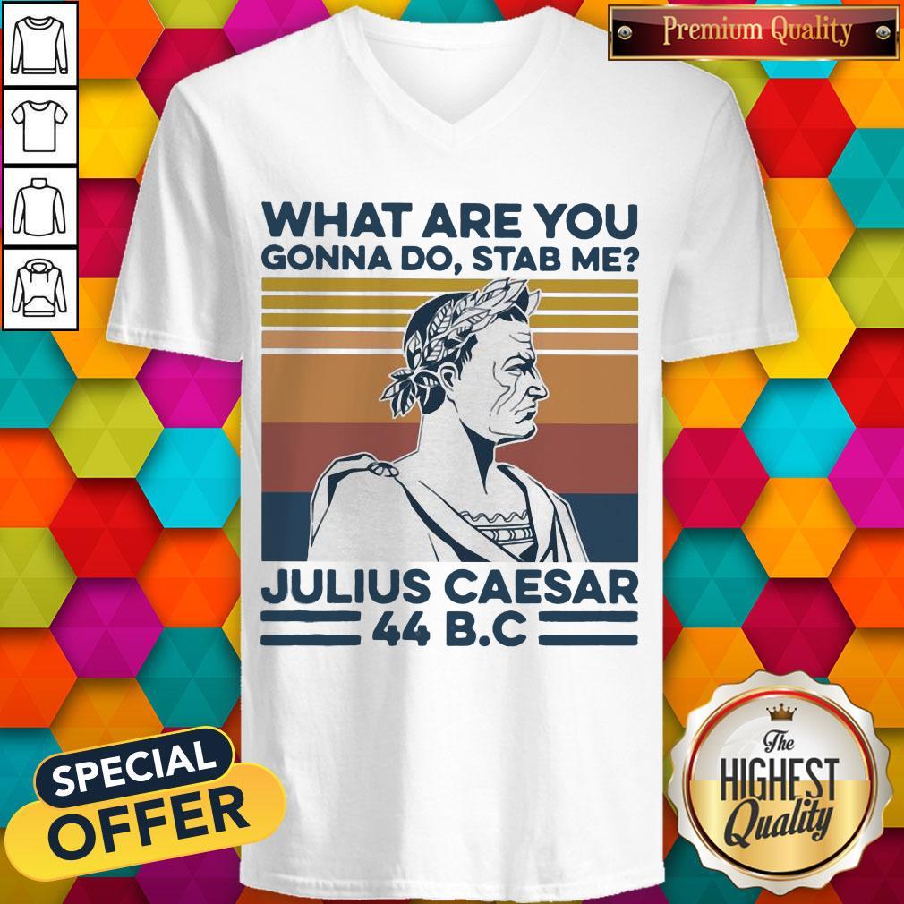 What Are You Gonna Do Stab Me Julius Caesar 44 B.C Vintage Retro Shirt