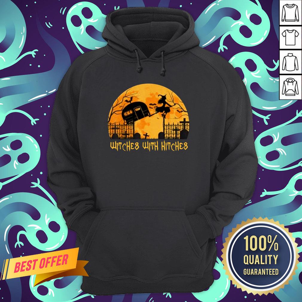 Witches With Hitches Halloween Camping Gift T-Shirt