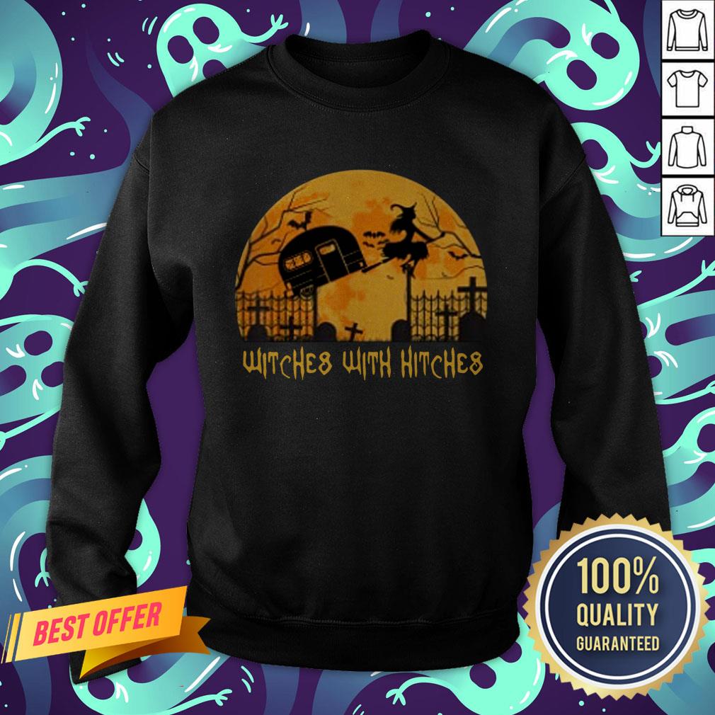 Witches With Hitches Halloween Camping Gift T-Shirt