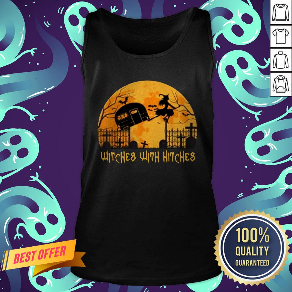 Witches With Hitches Halloween Camping Gift T-Shirt