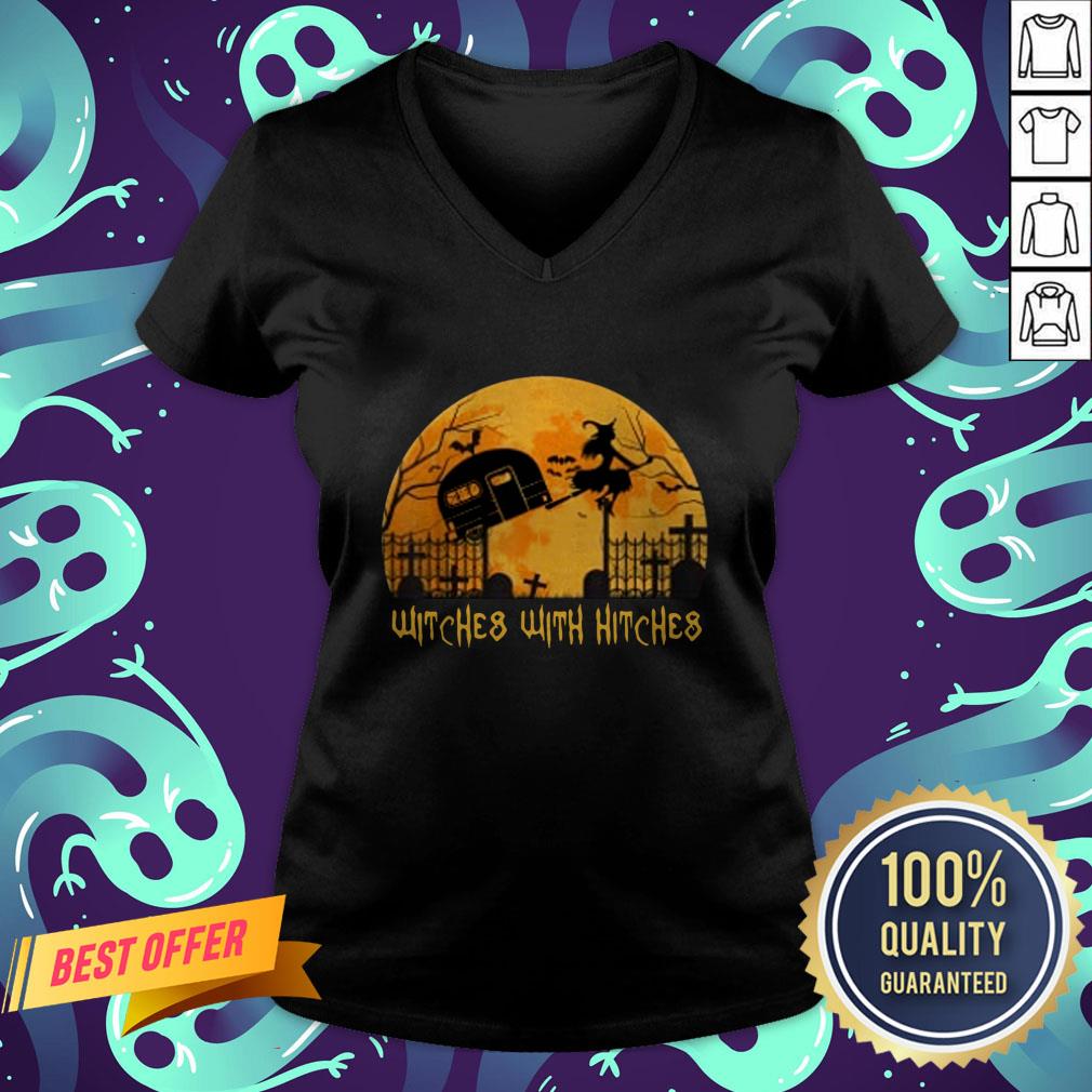 Witches With Hitches Halloween Camping Gift T-Shirt