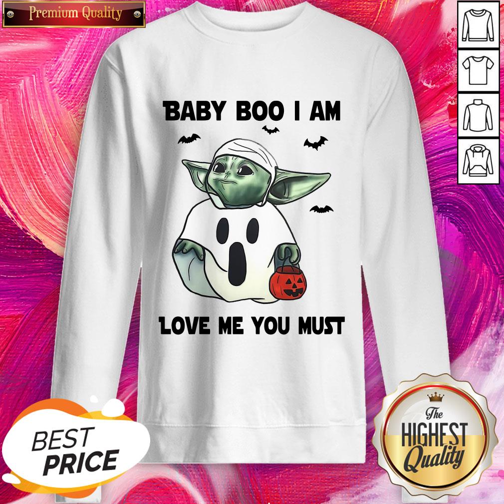 Wonderful Baby Yoda Baby Boo I Am Love Me You Must Shirt