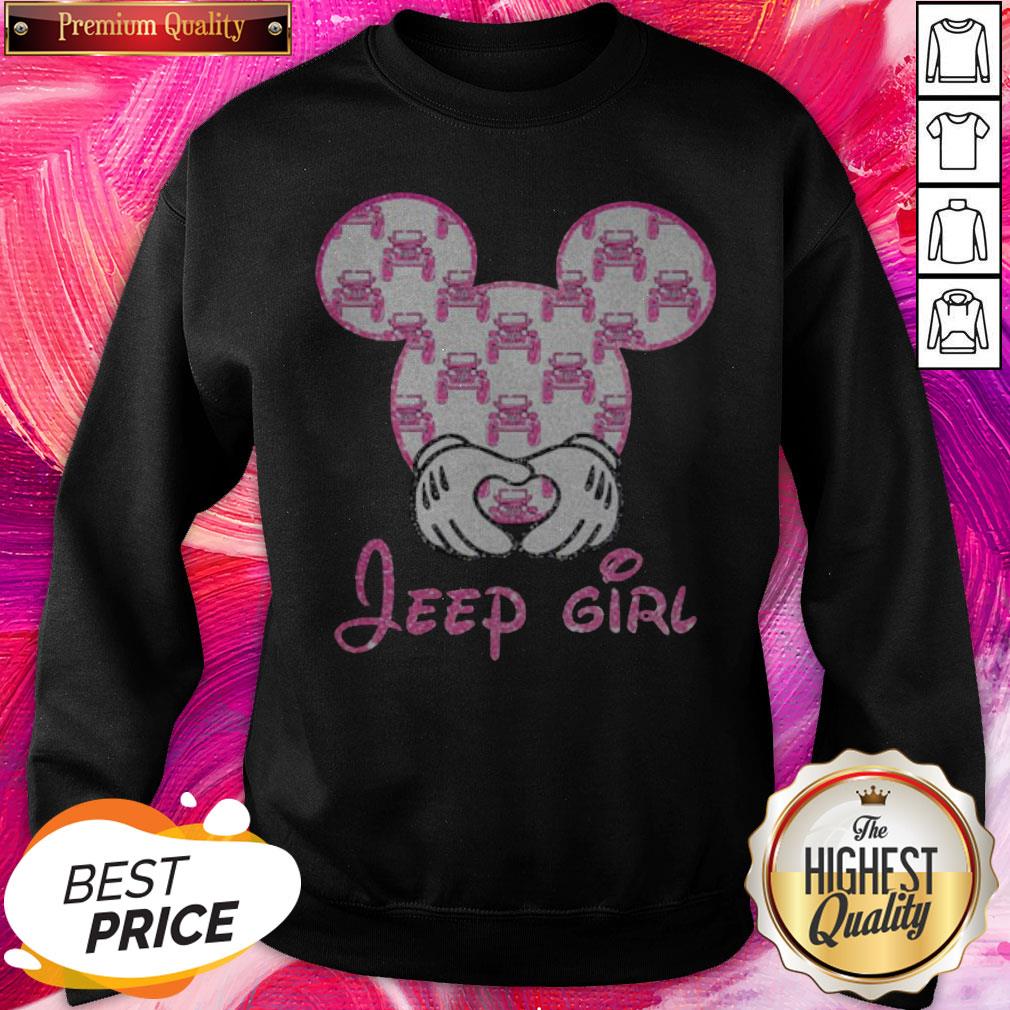 Wonderful Mickey Mouse Love Jeep Girl Diamond Shirt