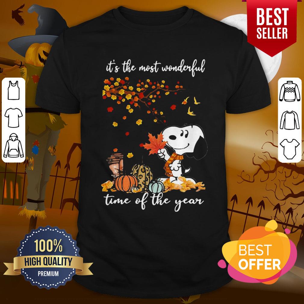 Wonderful Snoopy It’s The Most Wonderful Time Of The Year Halloween Shirt