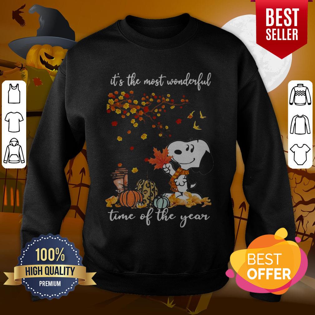 Wonderful Snoopy It’s The Most Wonderful Time Of The Year Halloween Shirt