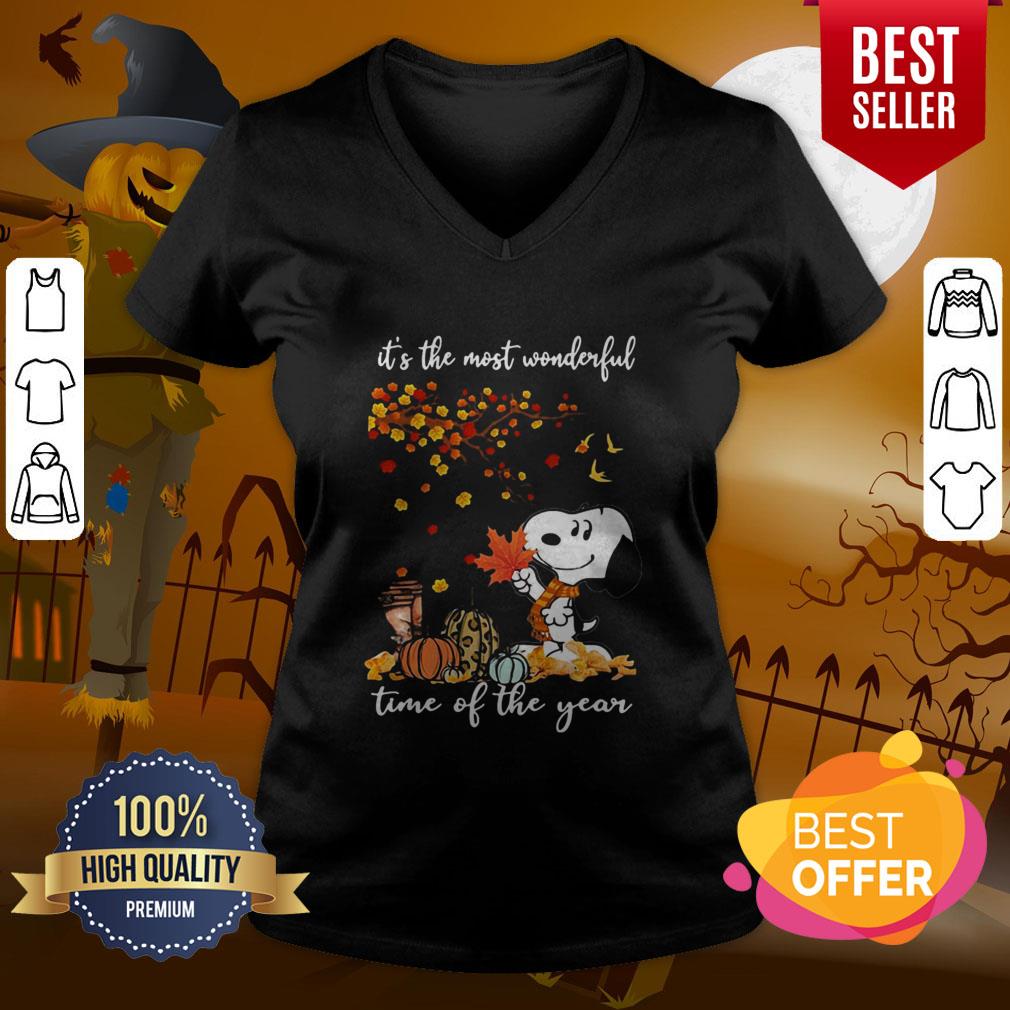 Wonderful Snoopy It’s The Most Wonderful Time Of The Year Halloween Shirt