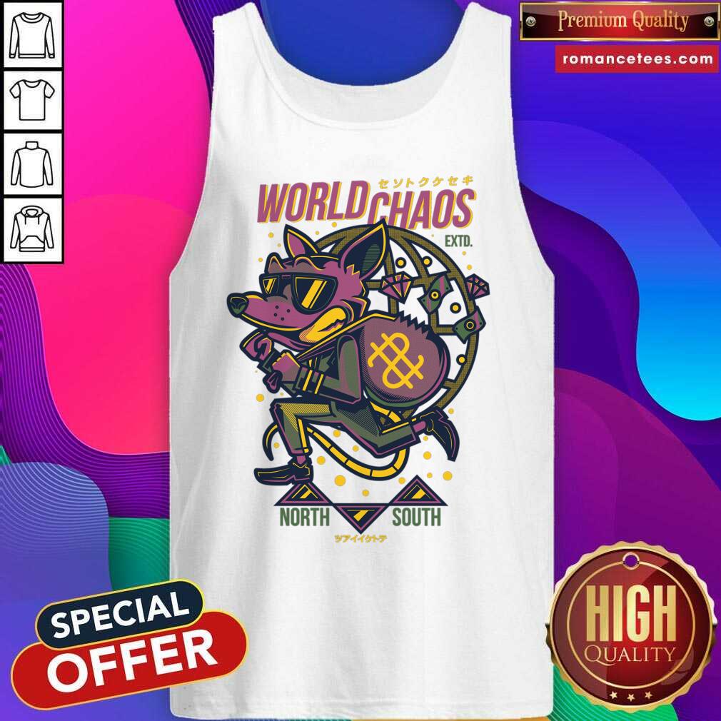 World Chaos Bankrupt Money Rat Fleeing Shirt