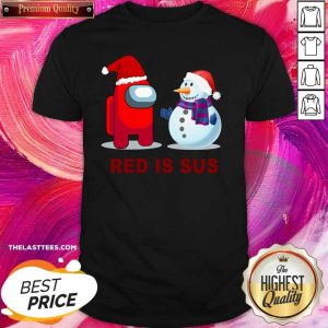 Good Red Is Sus Among Us Christmas Game Among Us Xmax Shirt