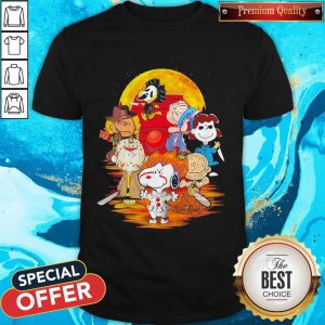 Snoopy And Friends Embody Horror Character Halloween Shirt