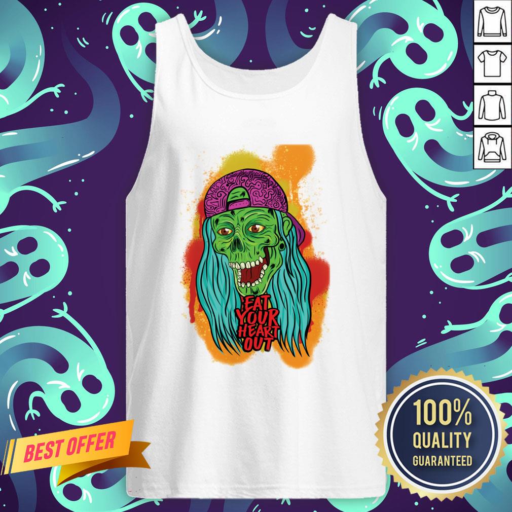 Zombie Chick Eat Your Heart Out Dia De Los Muertos Day Dead Shirt