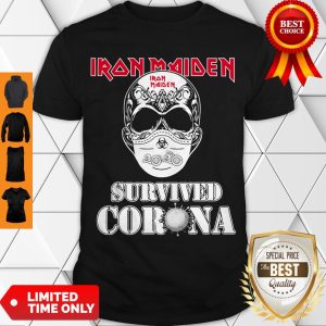 Premium Iron Maiden 2020 Survived Corona Shirt