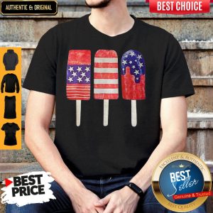 Independence Day Ice Cream 4th July Party Patriotic US America Shirt