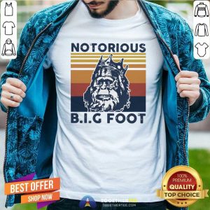 Nice Notorious Bigfoot King Vintage Shirt