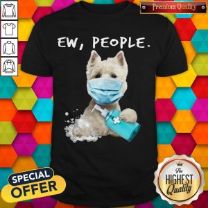Top West Highland White Terrier Face Mark Ew People Shirt