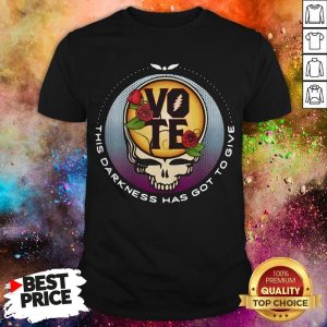 Official Skull Vote This Darkness Has Got To Give Shirt