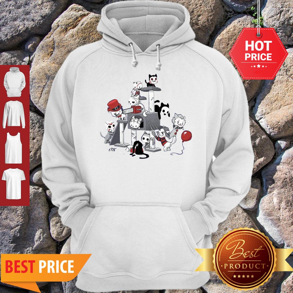 Official Horror Movie Killers Playing As Kitty Cats Shirt