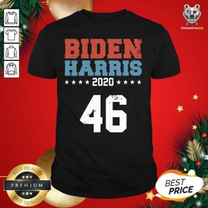 Top Biden Harris 2020 Distressed Jersey Style 46 President Shirt