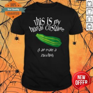 Cute Zucchini Halloween Easy Lazy Costume Scary Party Shirt