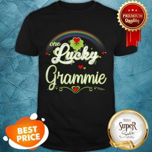 Pretty One Lucky Grammie St Patricks Day Women Mom Mother Shirt