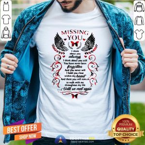 Happy Missing You I Think About You Always I Think About You Still You Have Never Been Forgotten Shirt