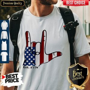 Signature Langue Est 1776 American Shirt