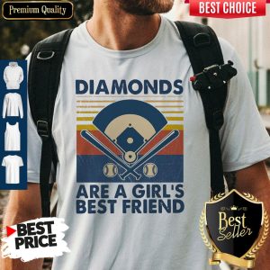 Baseball Diamonds Are A Girl’s Best Friend Vintage Shirt