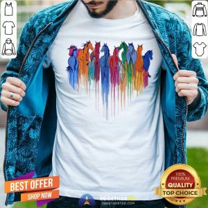 Horse Watercolor Heart Shirt