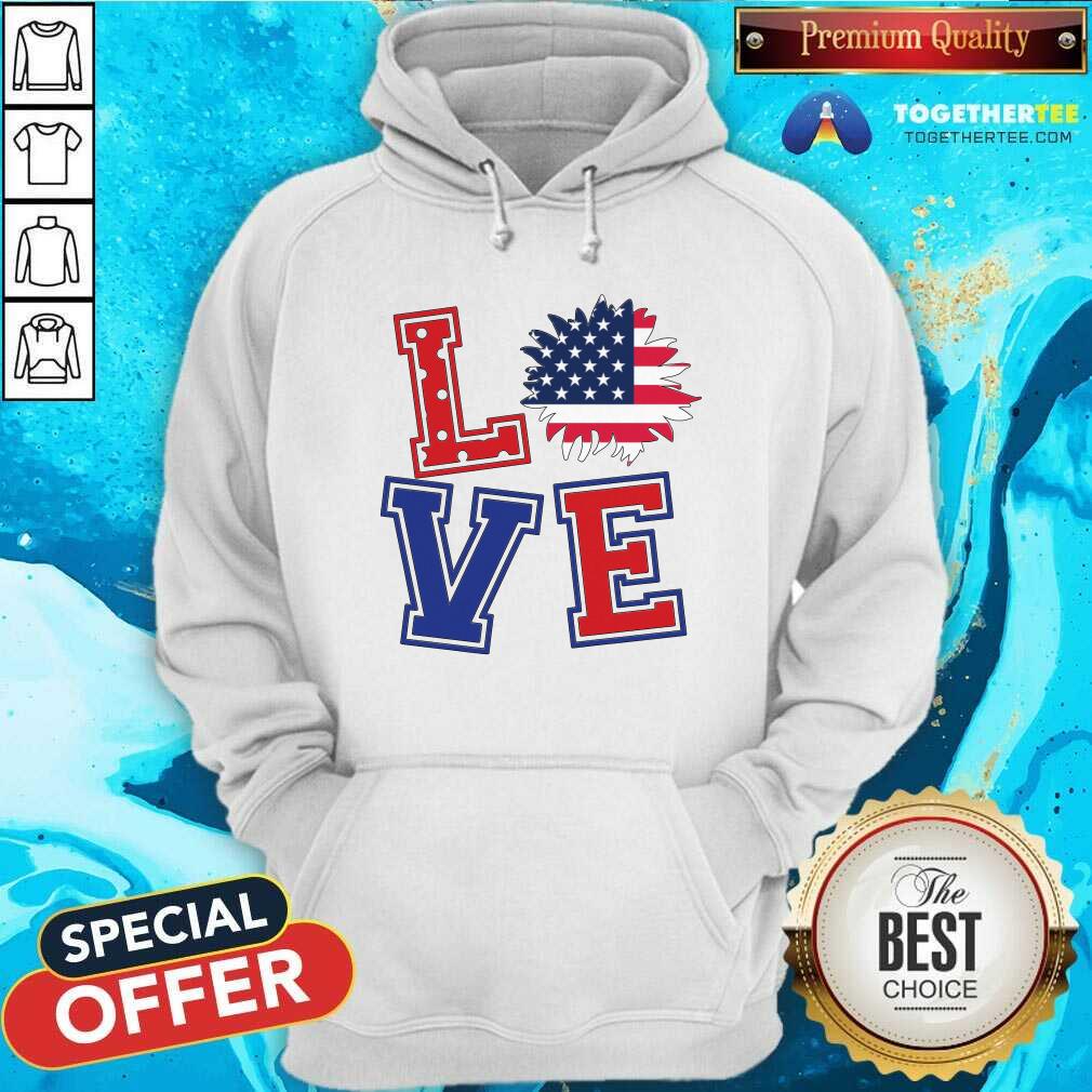 4th July Love Sunflower Shirt