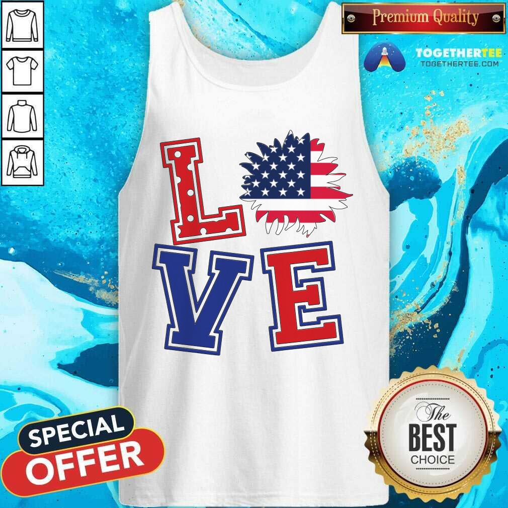4th July Love Sunflower Shirt