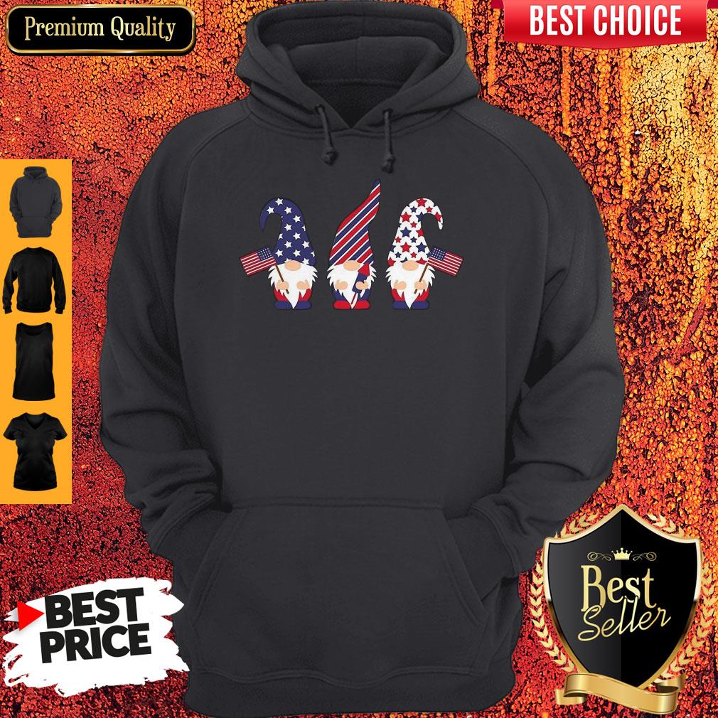 4th Of July Gnome American Flag Shirt