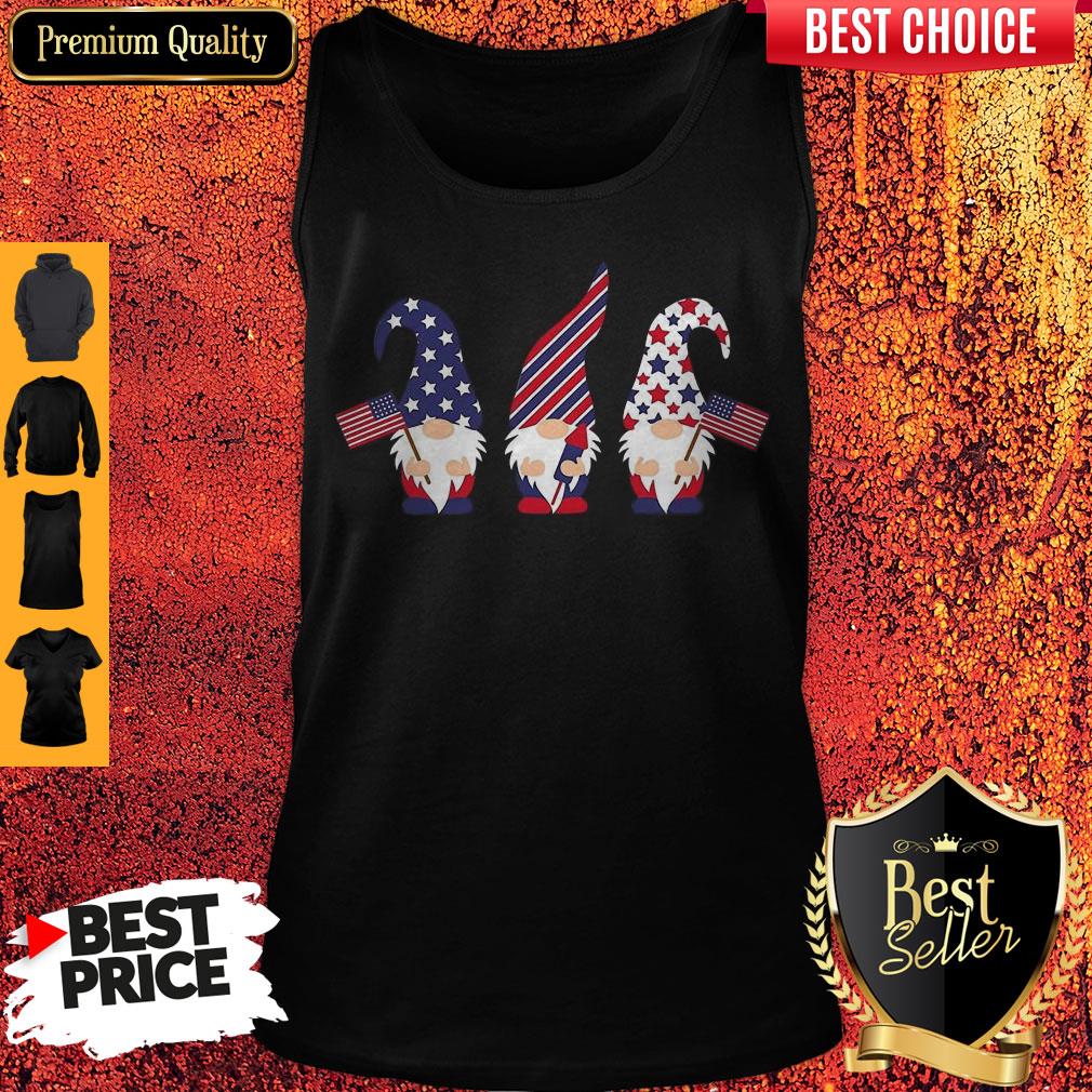 4th Of July Gnome American Flag Shirt