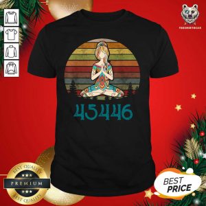 Awesome 45446 Beige AF 45% Against 45 Yoga Namaste Shirt