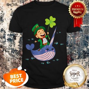 Nice Leprechaun Riding A Narwhal – Funny St Patricks Day shirt