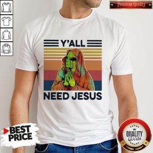 Y’all Need Jesus Alien Vintage Retro Shirt